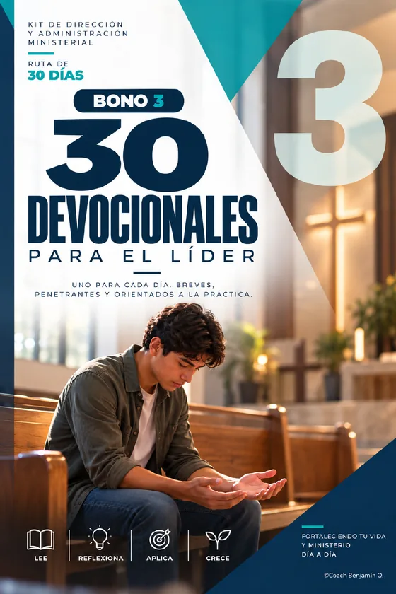 Portada del Bono 3: 30 Devocionales para el Líder