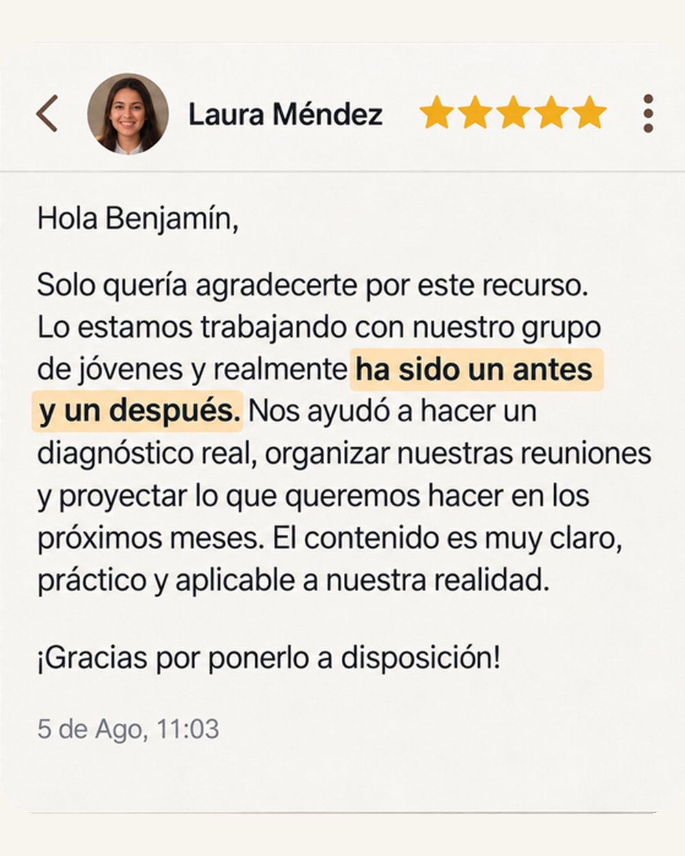 Testimonio real de un líder juvenil 4